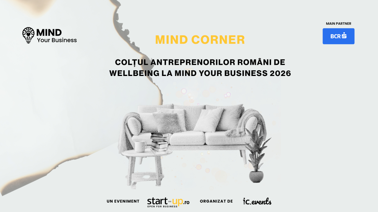 Colțul antreprenorilor români de wellbeing | cine își aduce produsele la Mind your Business 2026